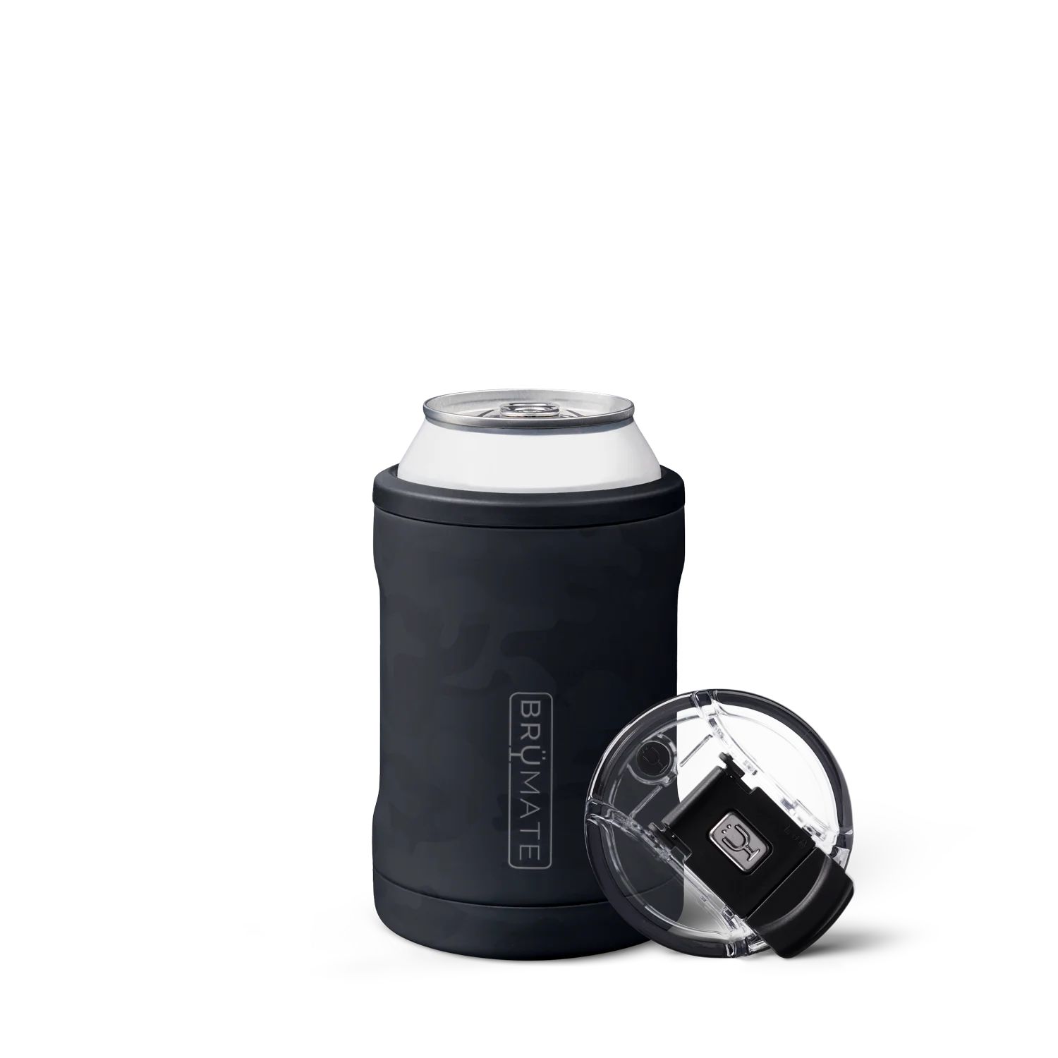 Hopsulator Vacuum Insulated Can Cooler and Tumbler (12oz) - Midnight Camo – BrüMate | Brumate
