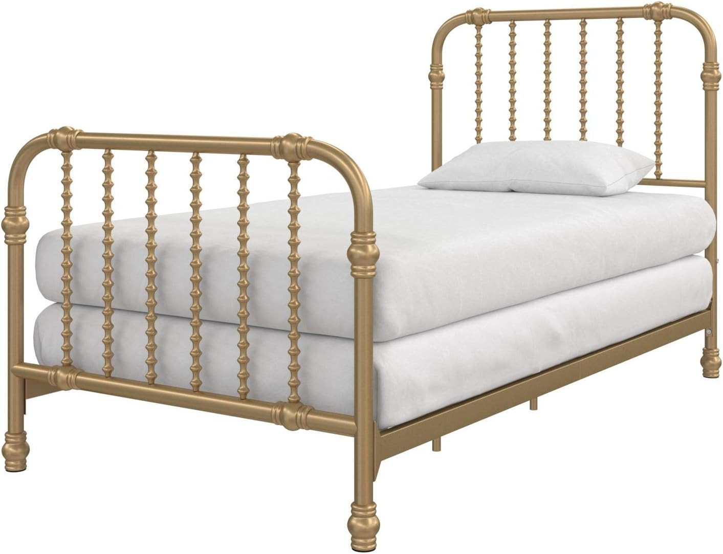 Little Seeds Monarch Hill Wren Metal Twin, Gold Bed | Amazon (US)