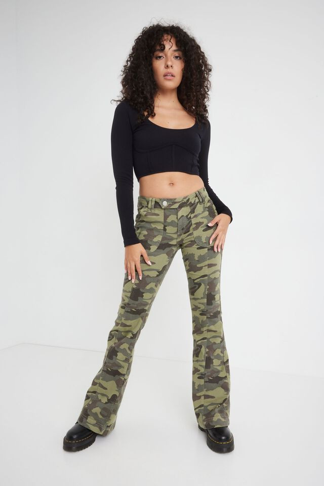 Low Rise Flare Pant | Garage Clothing
