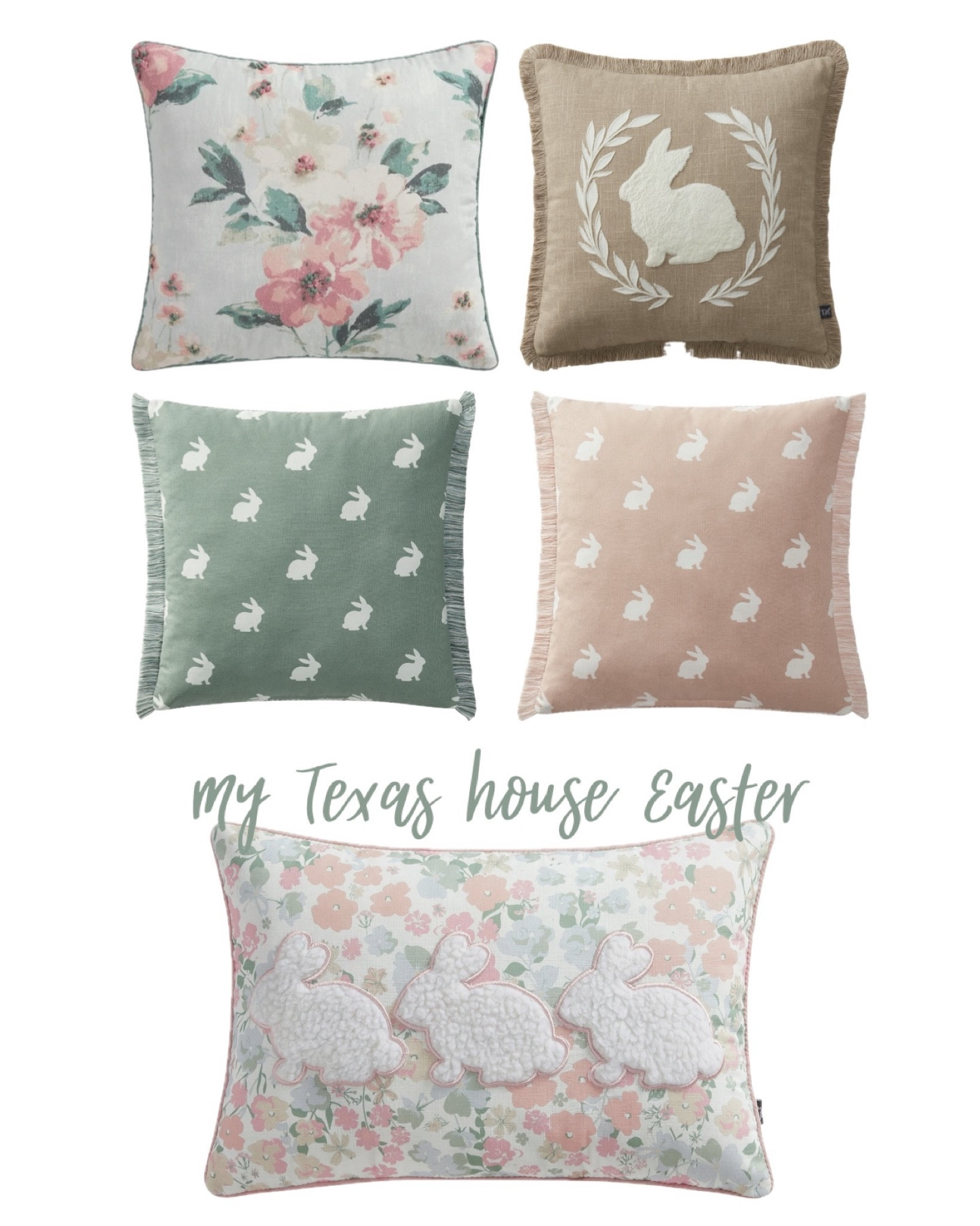 Easter and Spring are here! My Texas house has the prettiest pillows! 

#LTKhome #LTKSeasonal #LTKstyletip