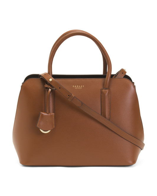 Leather Liverpool Street Medium Satchel | TJ Maxx