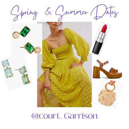 Beautiful wedding guest dress, graduation dress,
Spring dress or date night dress. Eyelet detail in a gorgeous citronelle. Paired with stunning boho sandals, pearled raffia 
 clutch purse, Mac cosmetics lipstick and Lauren Hope earrings. The dress is feminine & elegant and purse is so unique. Perhaps a chic travel outfit too? 




Wedding guest
Bridal shower 
Baby shower
Graduation 
Anthro 
Hillhouse 
Uncommon James 
Charlotte Tilbury 
Abercrombie 
Free People  
House of color autumn 
Show me your Mumu

 



 

Follow my shop @CourtneyGarrison on the @shop.LTK app to shop this post and get my exclusive app-only content!

#liketkit #LTKshoecrush #LTKxSephora #LTKxTarget #LTKmidsize #LTKshoecrush #LTKbeauty #LTKshoecrush #LTKmidsize #LTKwedding
@shop.ltk
https://liketk.it/4Dm3j

#LTKtravel #LTKmidsize #LTKparties
