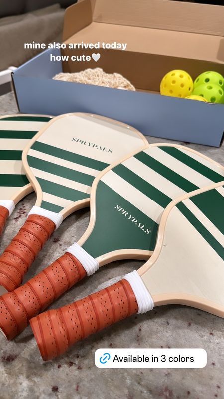 How cute are these pickleball paddles??? Available in 3 colors  

#LTKFindsUnder50 #LTKFitness #LTKFamily