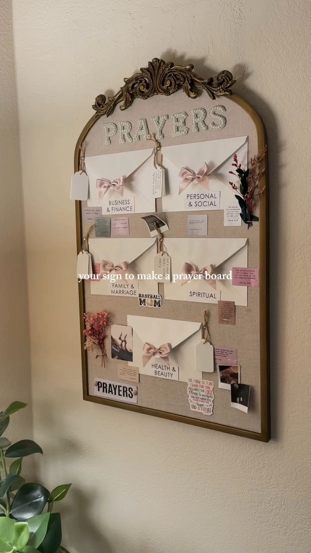 This is your sign to make a prayer board! 

#LTKmomlife #LTKHome #LTKvlog