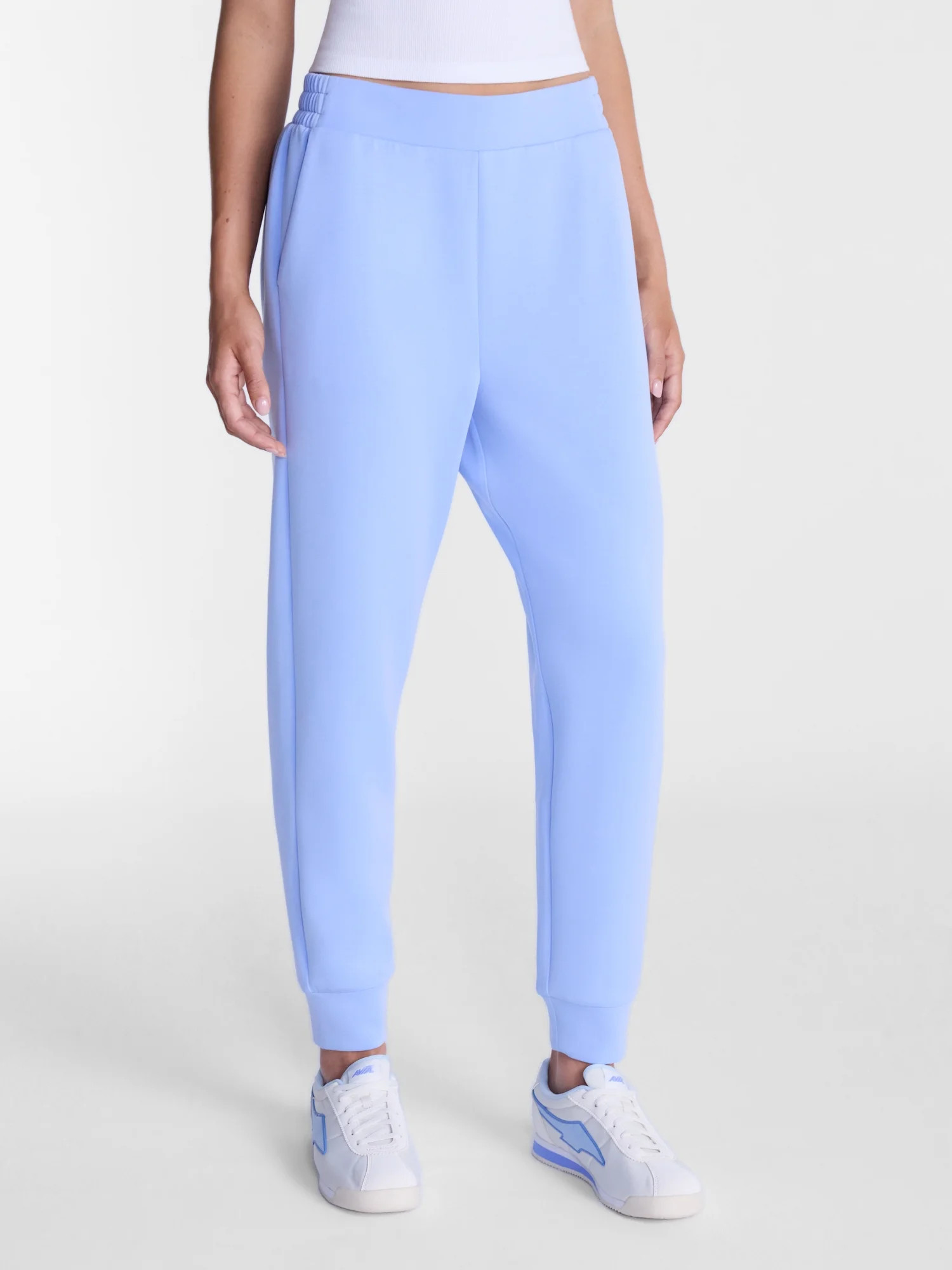 Avia Women s and Women s Plus Knit Pleat Joggers with Pockets Size XS-4X | Walmart (US)