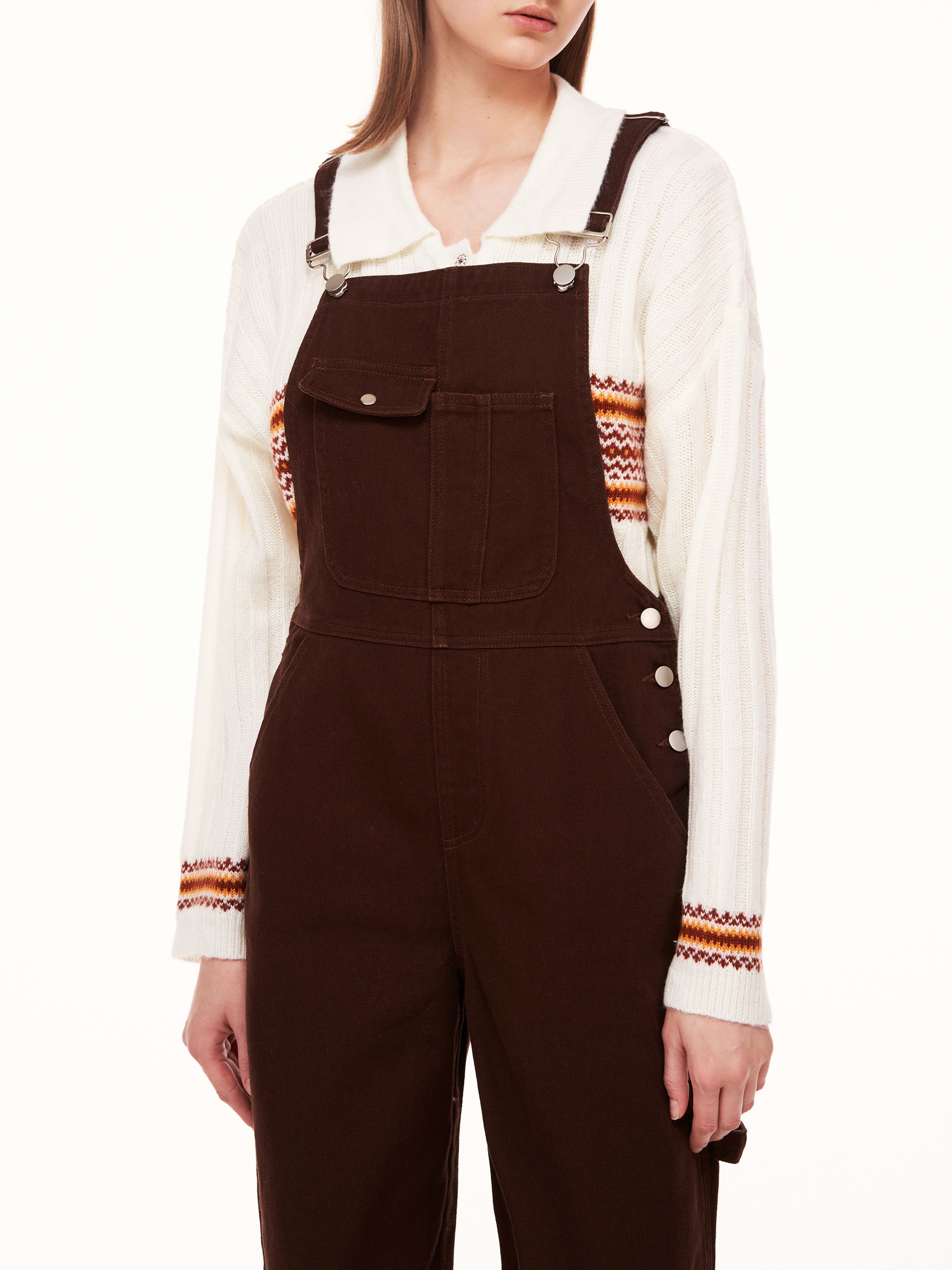 Hot Chocolate Slouchy Overalls  - Cider | Cider
