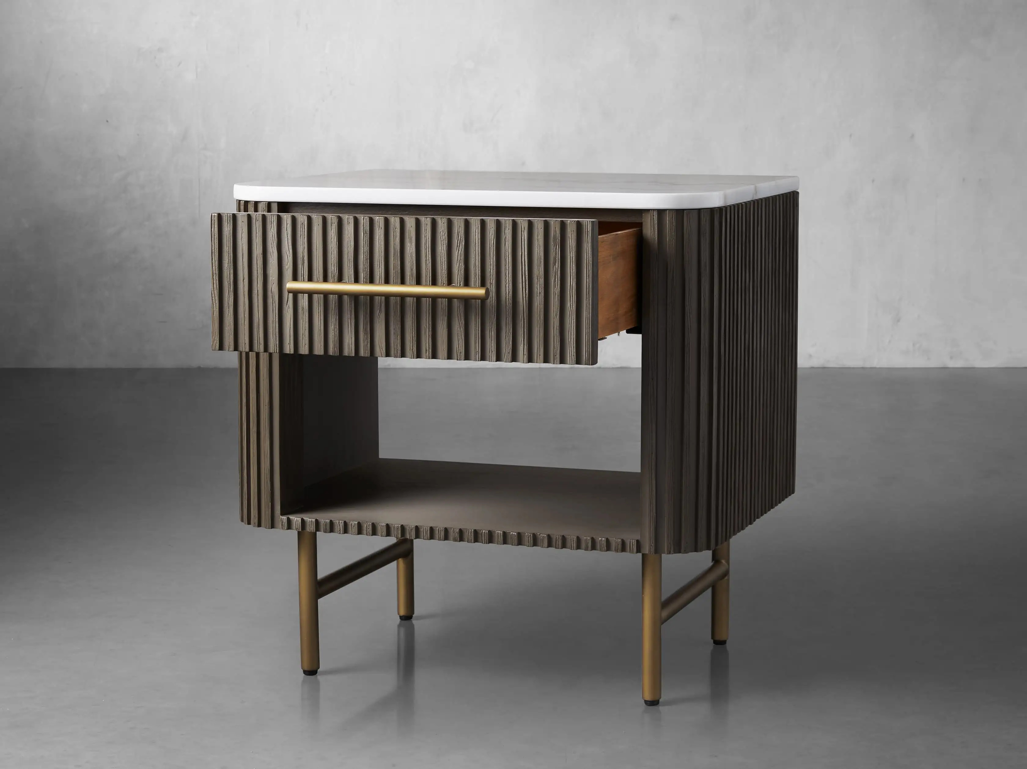 Finnley Open Nightstand | Arhaus