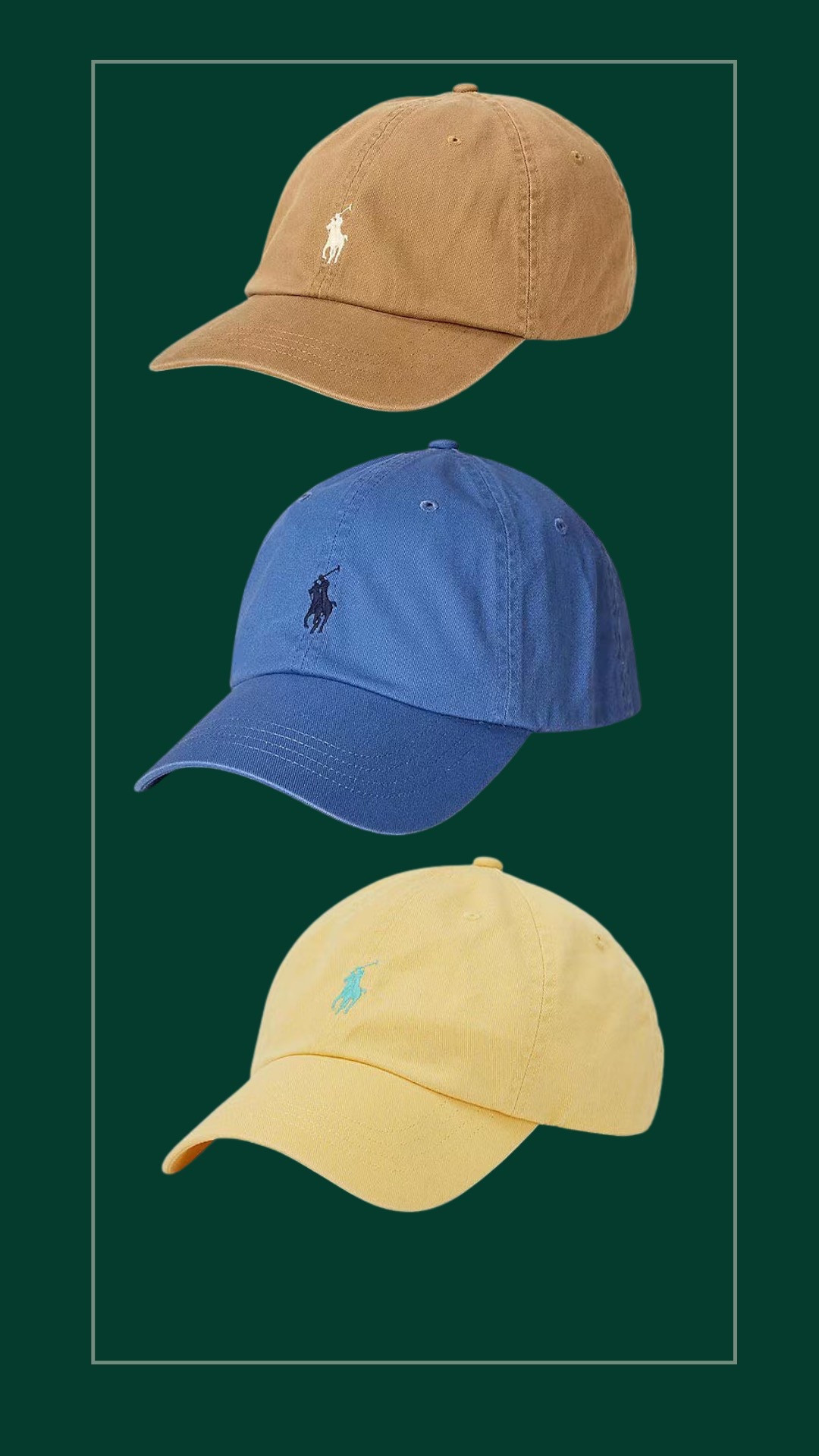 When your favorite polo cap drops down to $28 😳