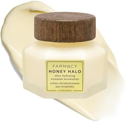 Farmacy Ceramide Face Moisturizer - Honey Halo Ultra Hydrating Facial Moisturizer with Buckwheat ... | Amazon (US)