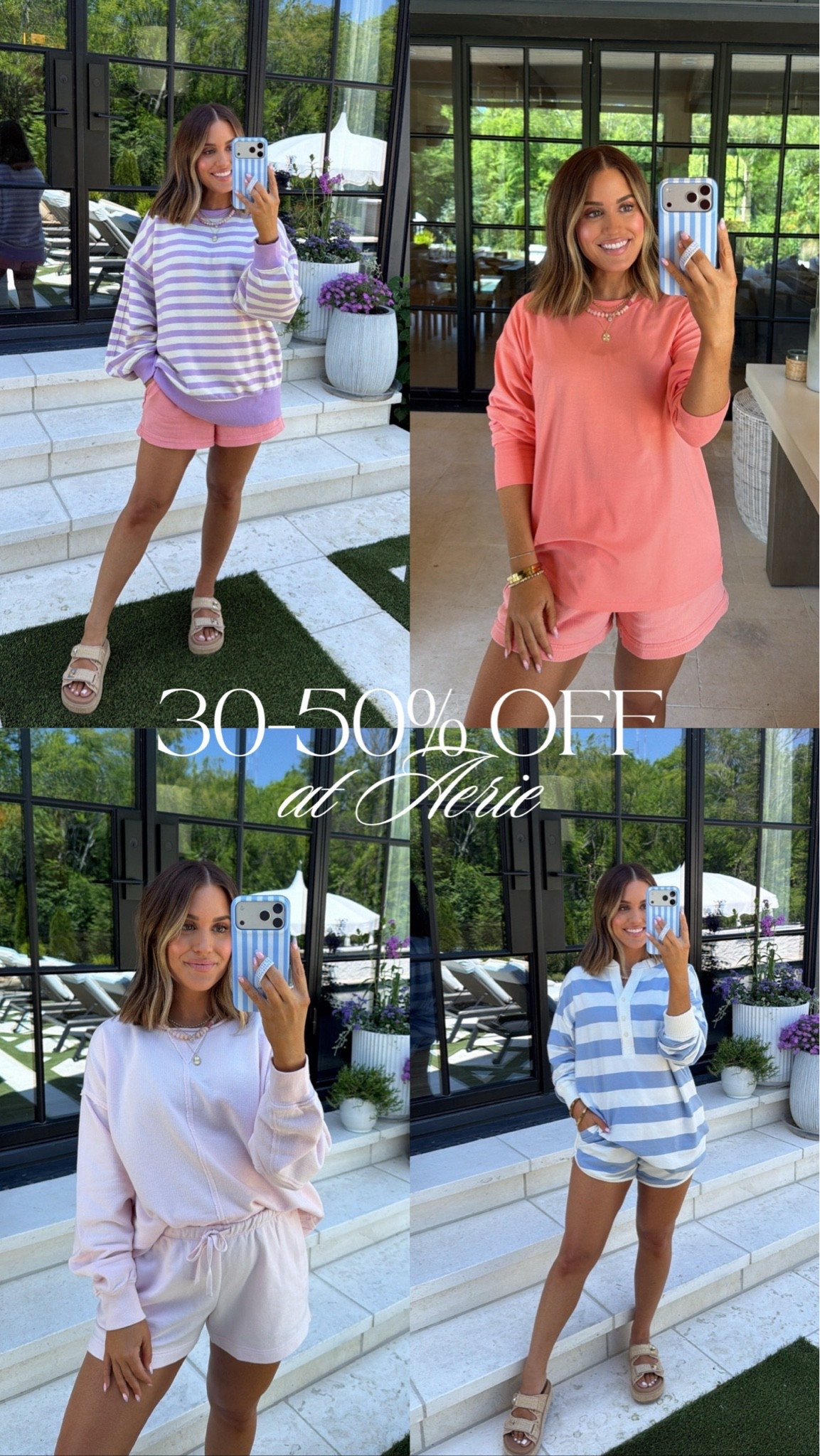 30-50% off all Aerie + AE through this weekend! Recently got some of my favorite lounge sets from them & they always have the cutest colors + new arrivals!

#LTKSaleAlert #LTKSeasonal #LTKootd