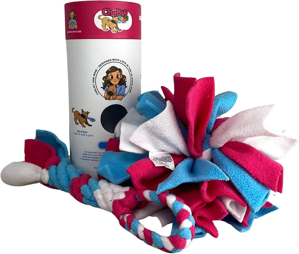 Chelsy's Toys 3-in-1 Enrichment Tube for Dogs - Tug Toy, Treat Dispenser & Snuffle Ball | Durable... | Amazon (US)