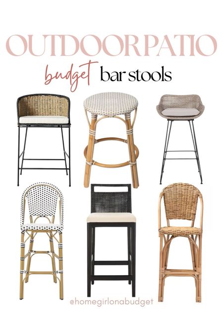 Outdoor patio furniture! Outdoor bar stools, rattan bar stools, (4/6)

#LTKstyletip #LTKhome
