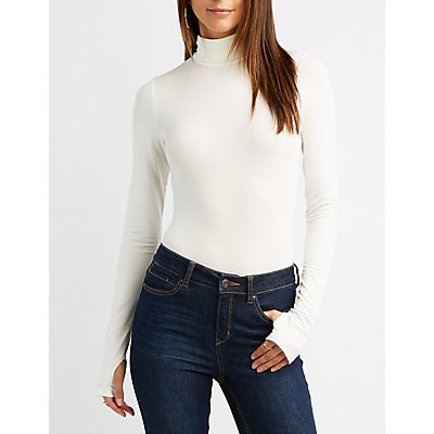 Mock Neck Bodysuit | Charlotte Russe
