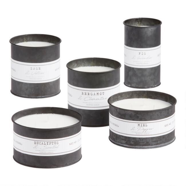 Antique Oil Tin Scented Candle Collection | World Market