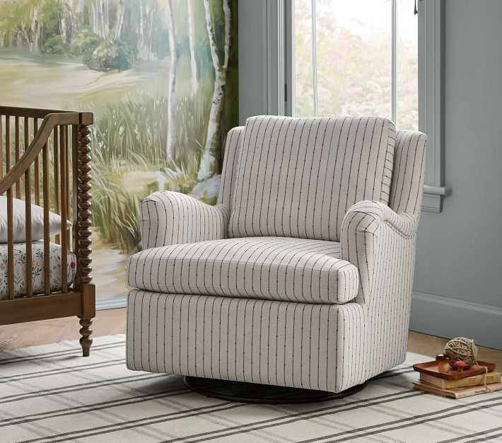 Chris Loves Julia Glider & Ottoman | Pottery Barn Kids