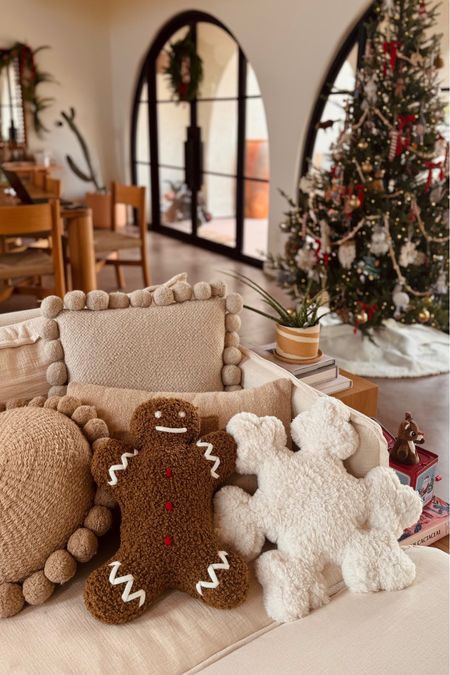 My holiday pillows are are up to 50% off today - love the cute gingerbread man pillow and snowsnowflake

#LTKHoliday #LTKsalealert #LTKCyberWeek