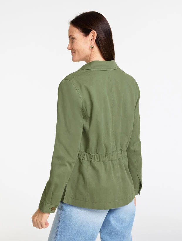 Twill Jacket | Talbots
