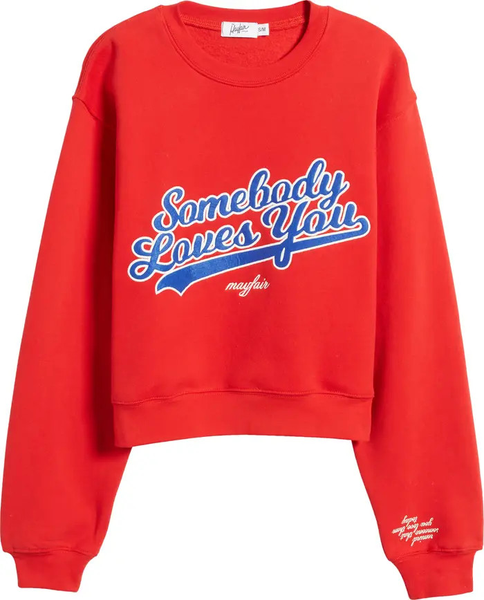 THE MAYFAIR GROUP Somebody Graphic Sweatshirt | Nordstrom | Nordstrom