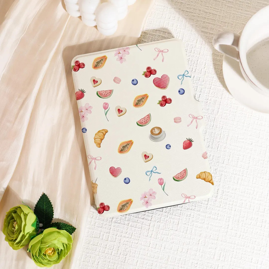 Sweet Treats and Fruits Pattern Kindle Case,kindle Paperwhite 2025 Case,kobo Clara Bow Case,kindl... | Etsy (US)