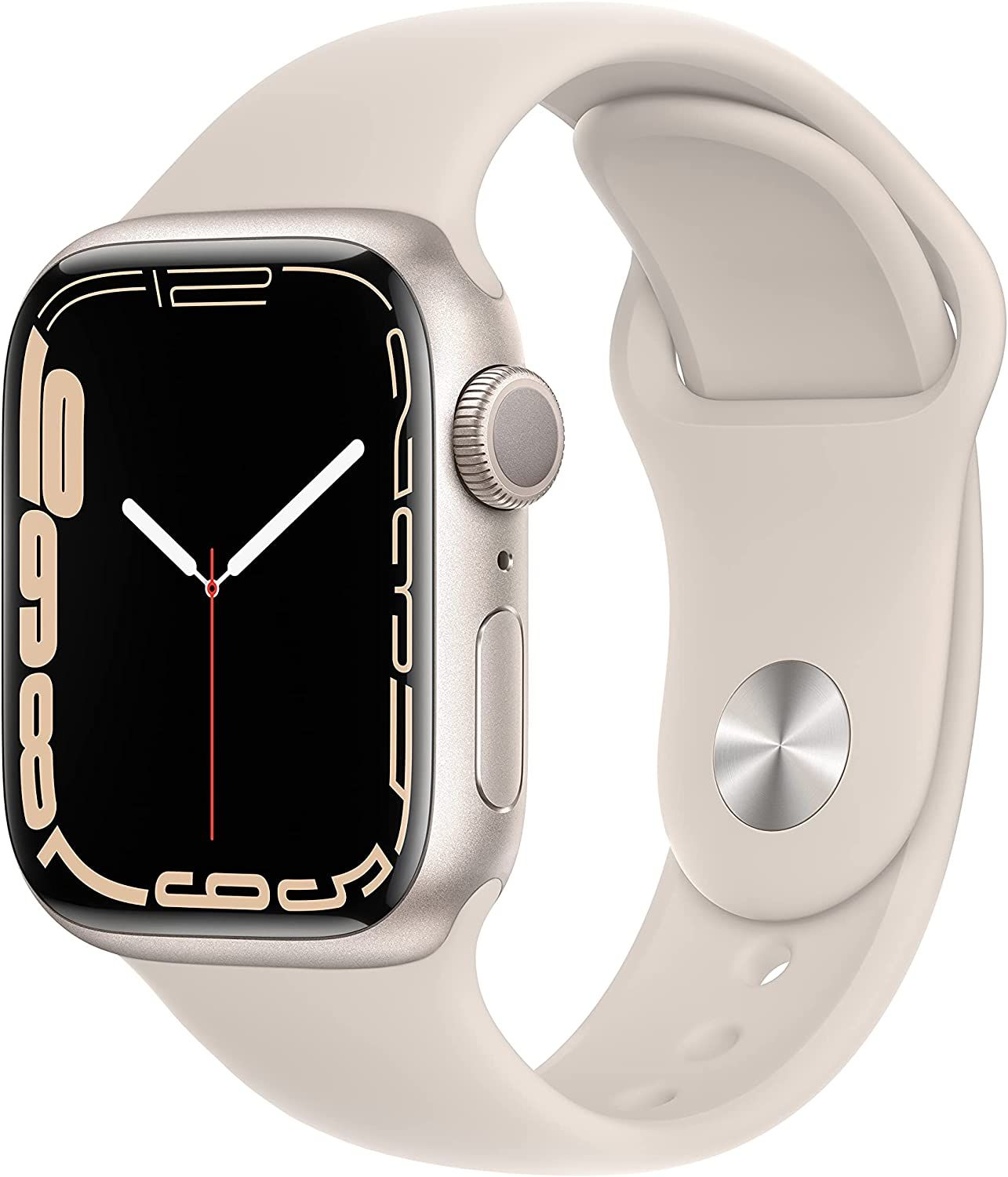 Apple Watch Series 7 [GPS 41mm] Smart Watch w/Starlight Aluminum Case with Starlight Sport Band.... | Amazon (US)
