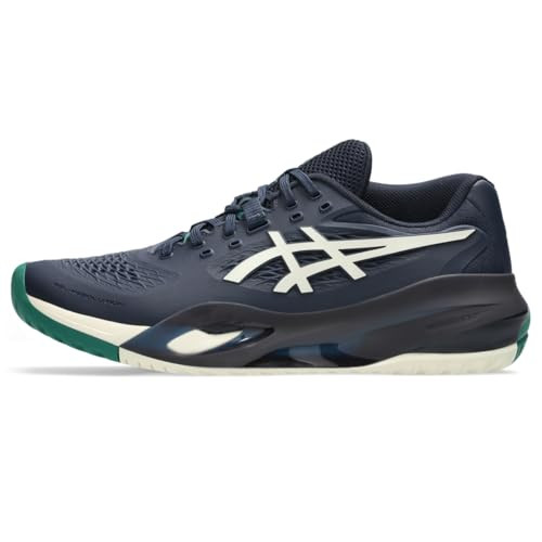 ASICS Men's Gel-Resolution X Tennis Shoes, 9, Midnight/Cream | Amazon (US)