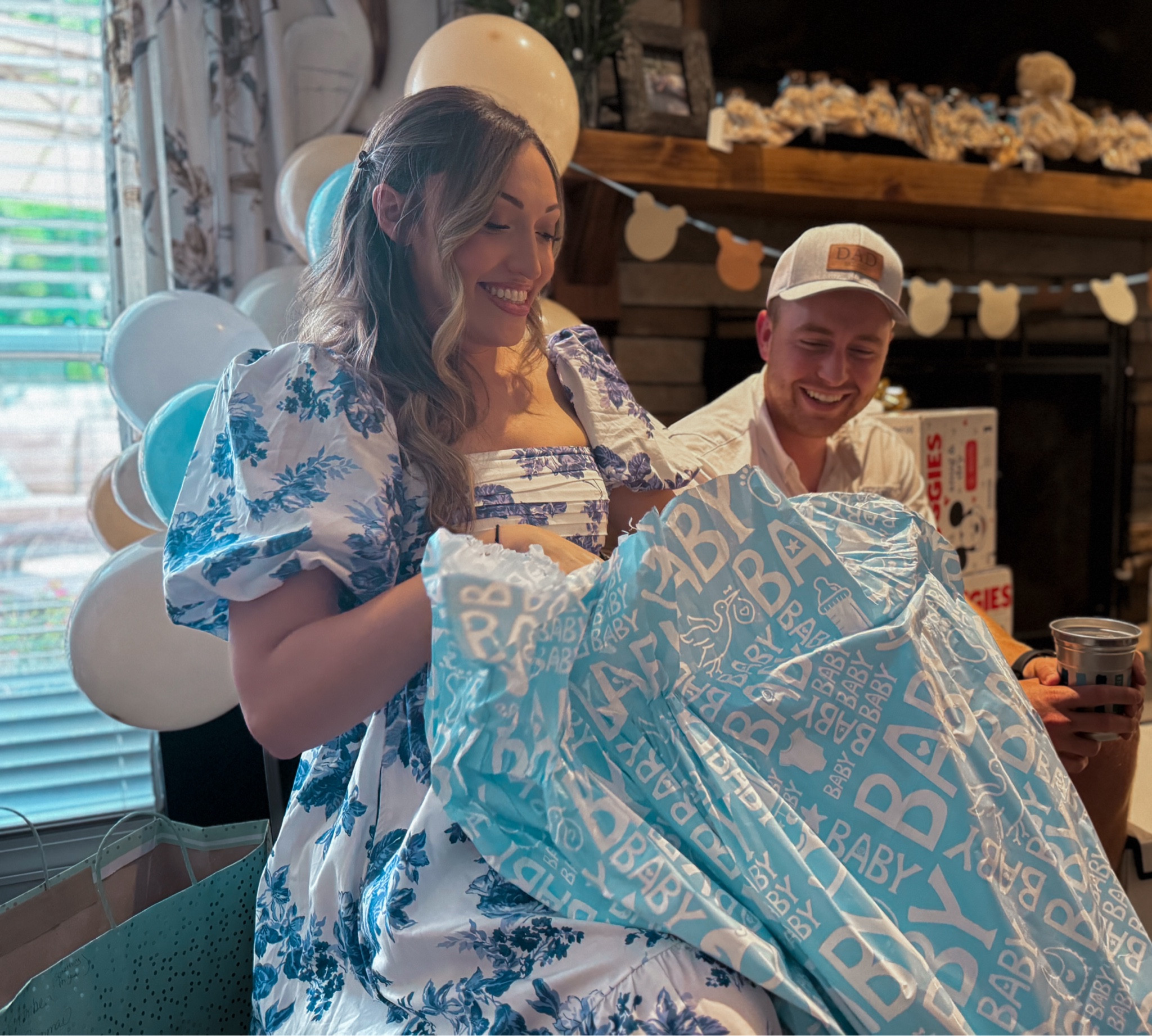 Bump Friendly Dress for Baby Shower! 

Wore my TTS XS- I am 8 months pregnant for reference 

Ton of color options! Can’t wait to wear this midi dress post-maternity. 🩵🧸



#LTKFindsUnder100 #LTKBump #LTKSaleAlert