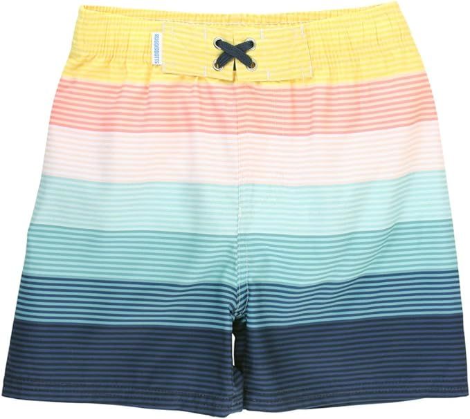 RuggedButts Baby/Toddler Boys Swim Trunks w/Adjustable Waist | Amazon (US)