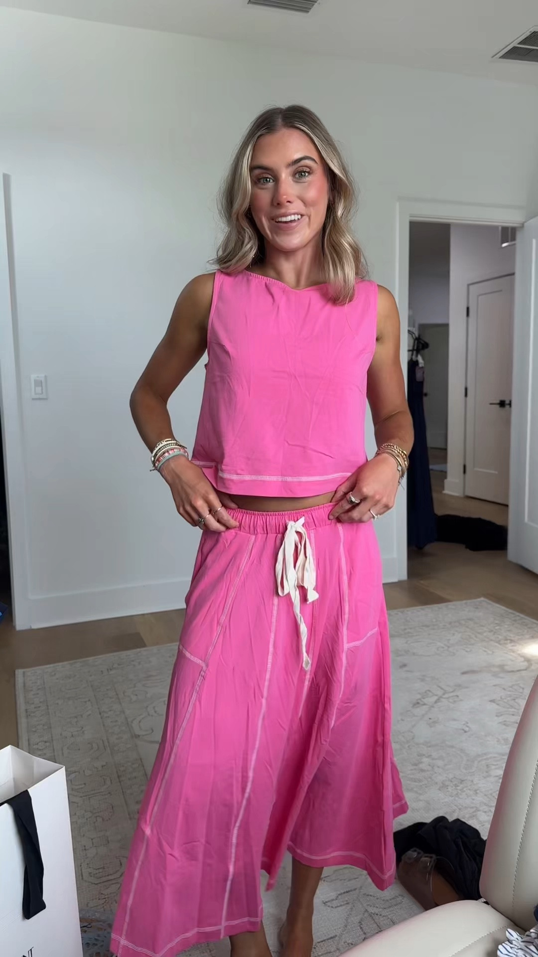Amazon size small Womens 2 Piece Skirt Set Sleeveless Top Drawstring Midi Skirt

#LTKootd #LTKSaleAlert #LTKdayinmylife