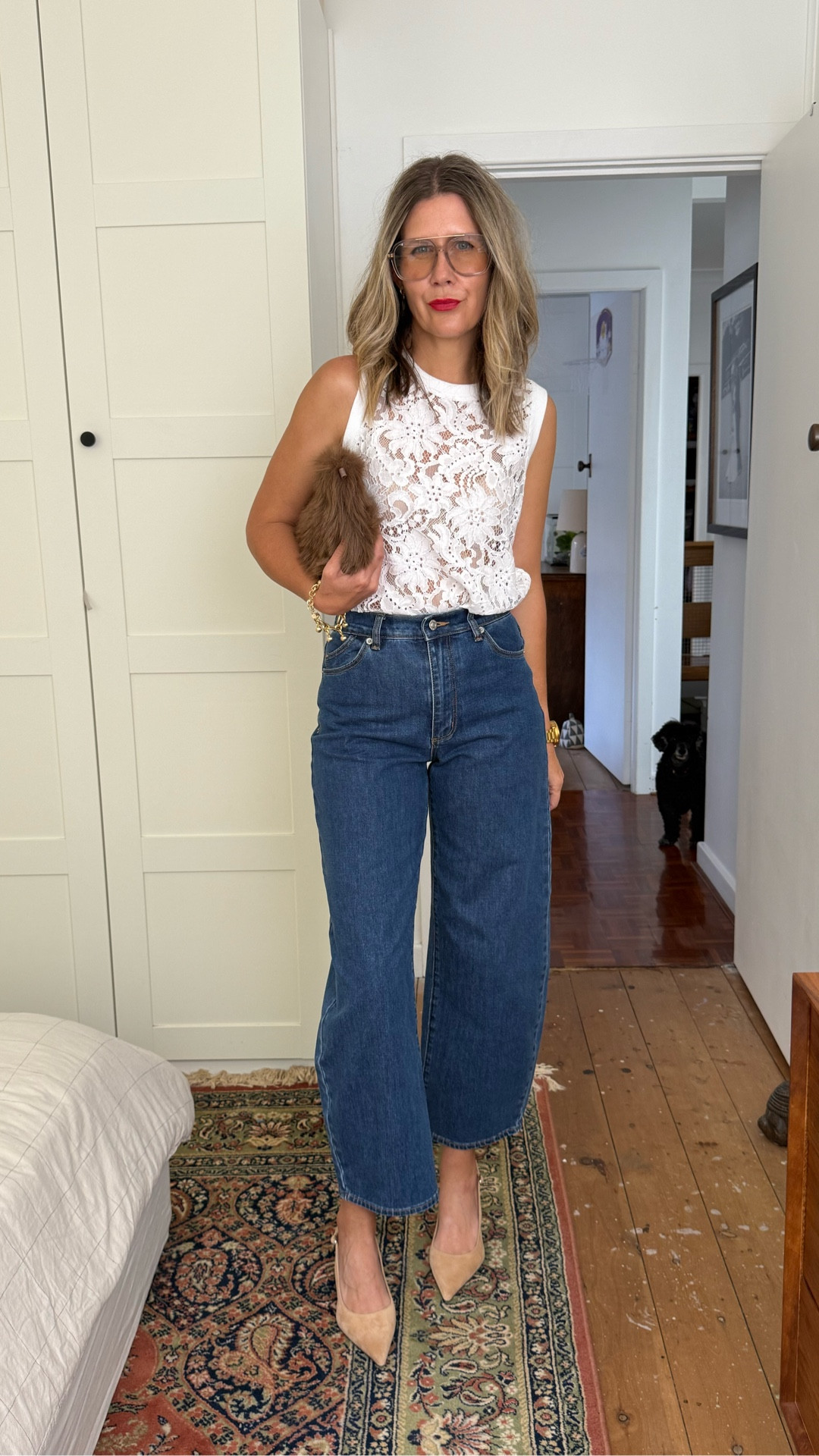 7 Days of Festive looks - Day 5

I am loving the lace sheer looks this season. It turns a simple silhouette into an elevated look instantly. 

Wearing a size Small in the top and 8(26) in the jeans. Shoes are an older style but have linked some great alternatives to get the look x 

#ltkxdavidjones

#LTKaustralia #LTKfestive