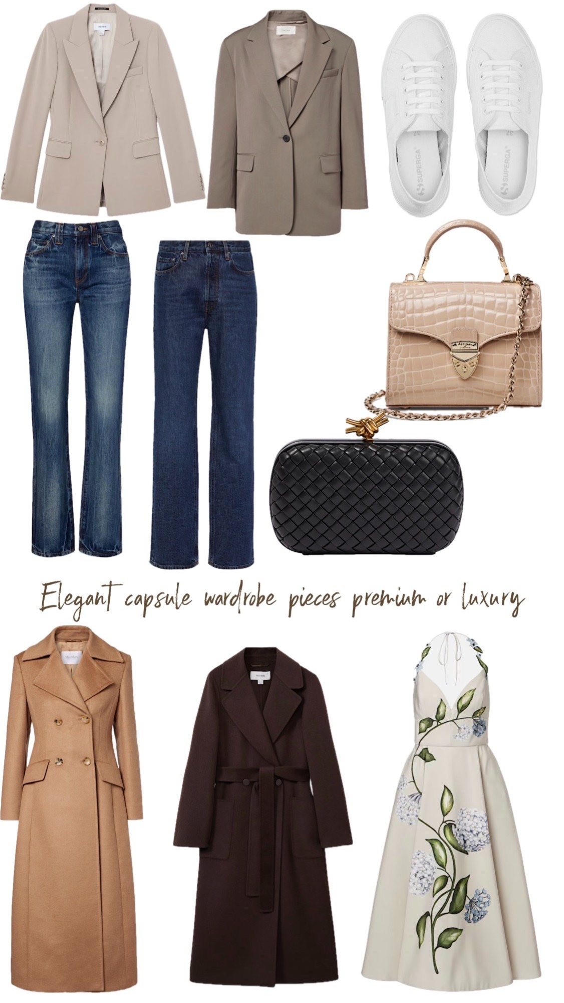Part 1 of the elegant capsule wardrobe pieces I recommend to my private clients
