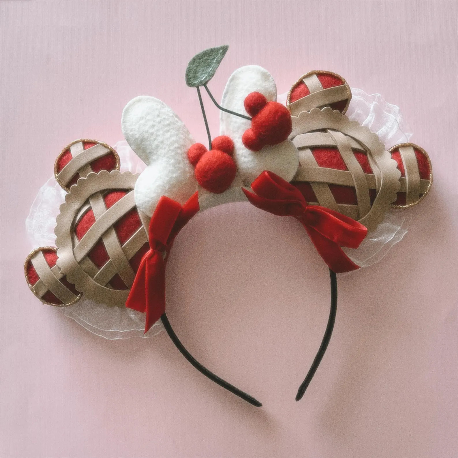 Cherry Pie Mouse Ears Headband for kids, Summer Headband, NO TARIFFS, giddyupandgrow | Etsy (Global)