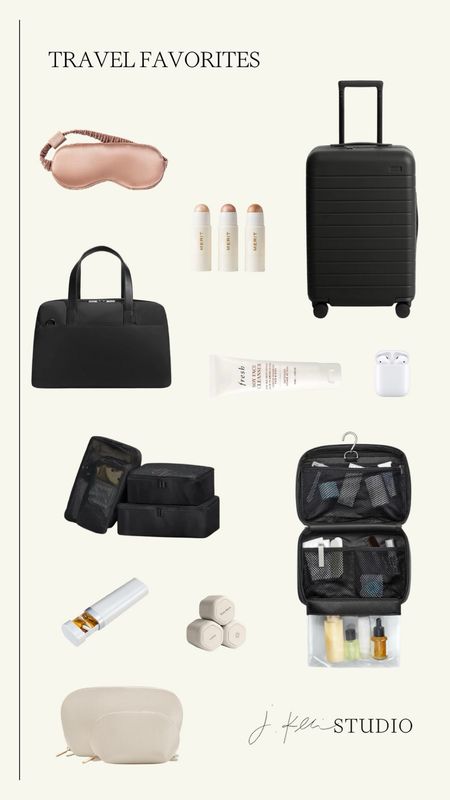 All my travel necessities right here — From the newest air pods, to the packing cubes, and the liquid travel containers 🙌🏻, I truly travel at ease. The AWAY luggage is not something to sleep on either! 

#LTKhome #LTKtravel #LTKbeauty