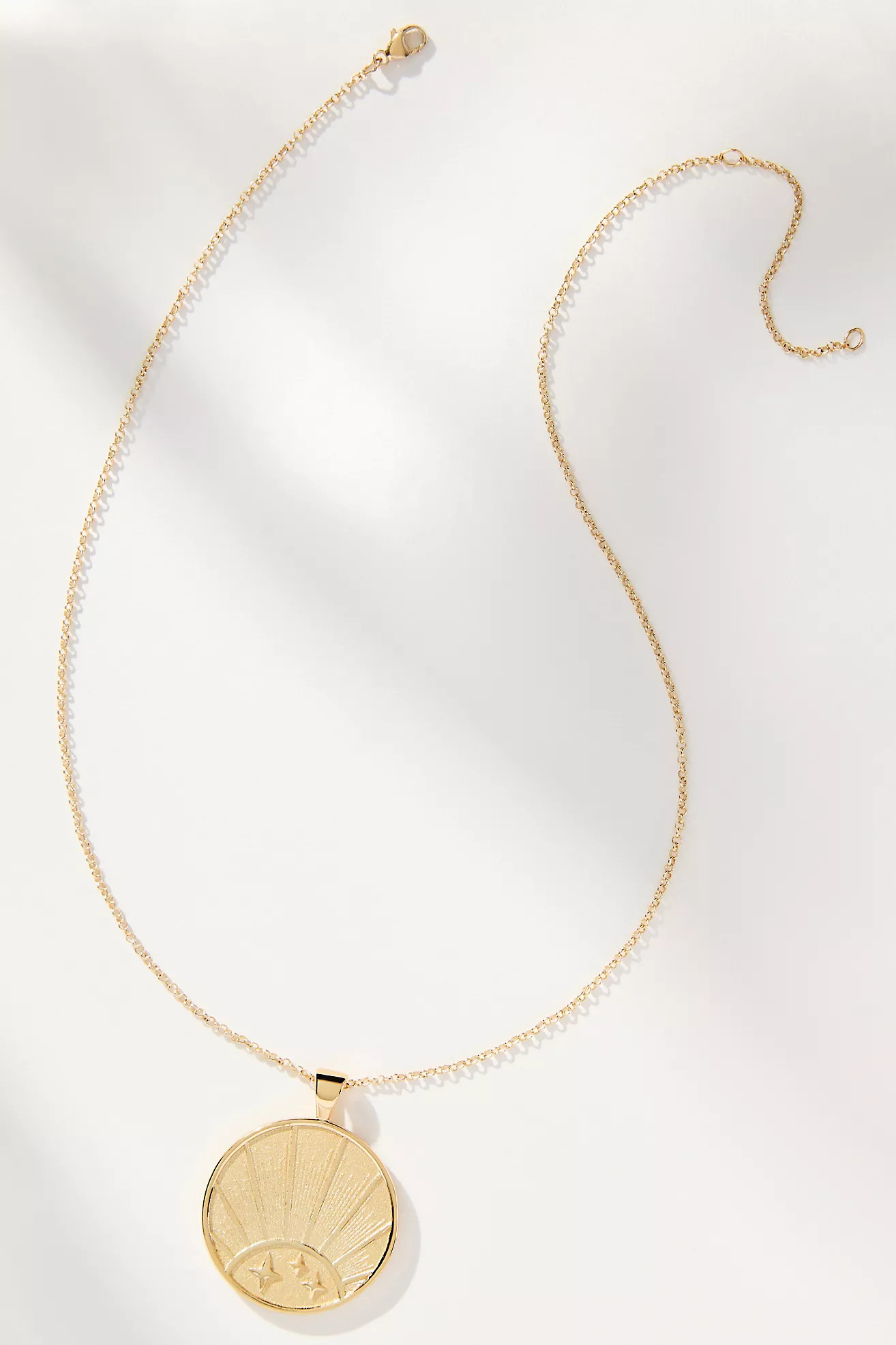 Jane Win Strong Rising Sun Original Pendant Coin Necklace | Anthropologie (US)