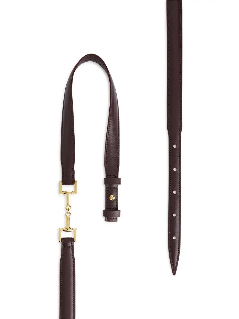 Horsebit Buckle Leather Belt | ARKET (US&UK)