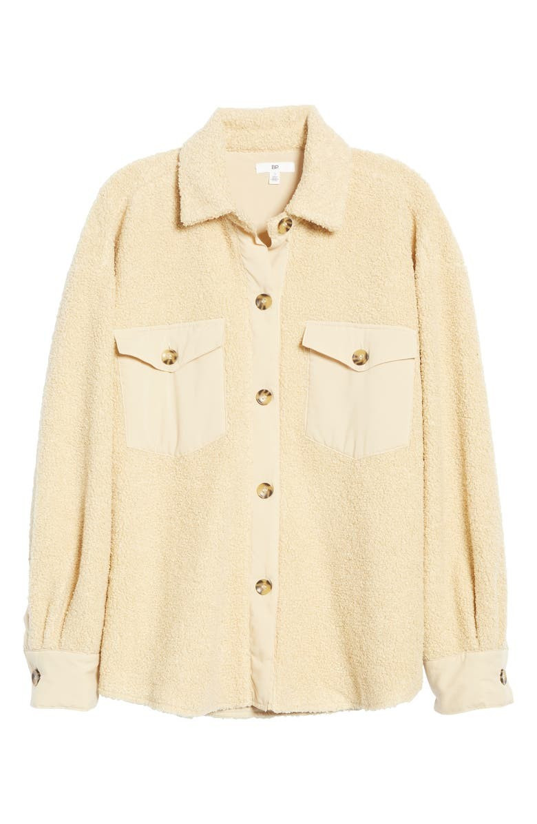 Teddy Bear Shirt Jacket | Nordstrom