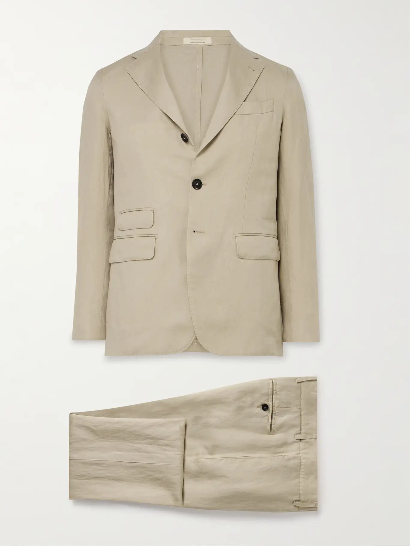 Sloop Slim-Fit Virgin Wool and Linen-Blend Suit | Mr Porter (US & CA)