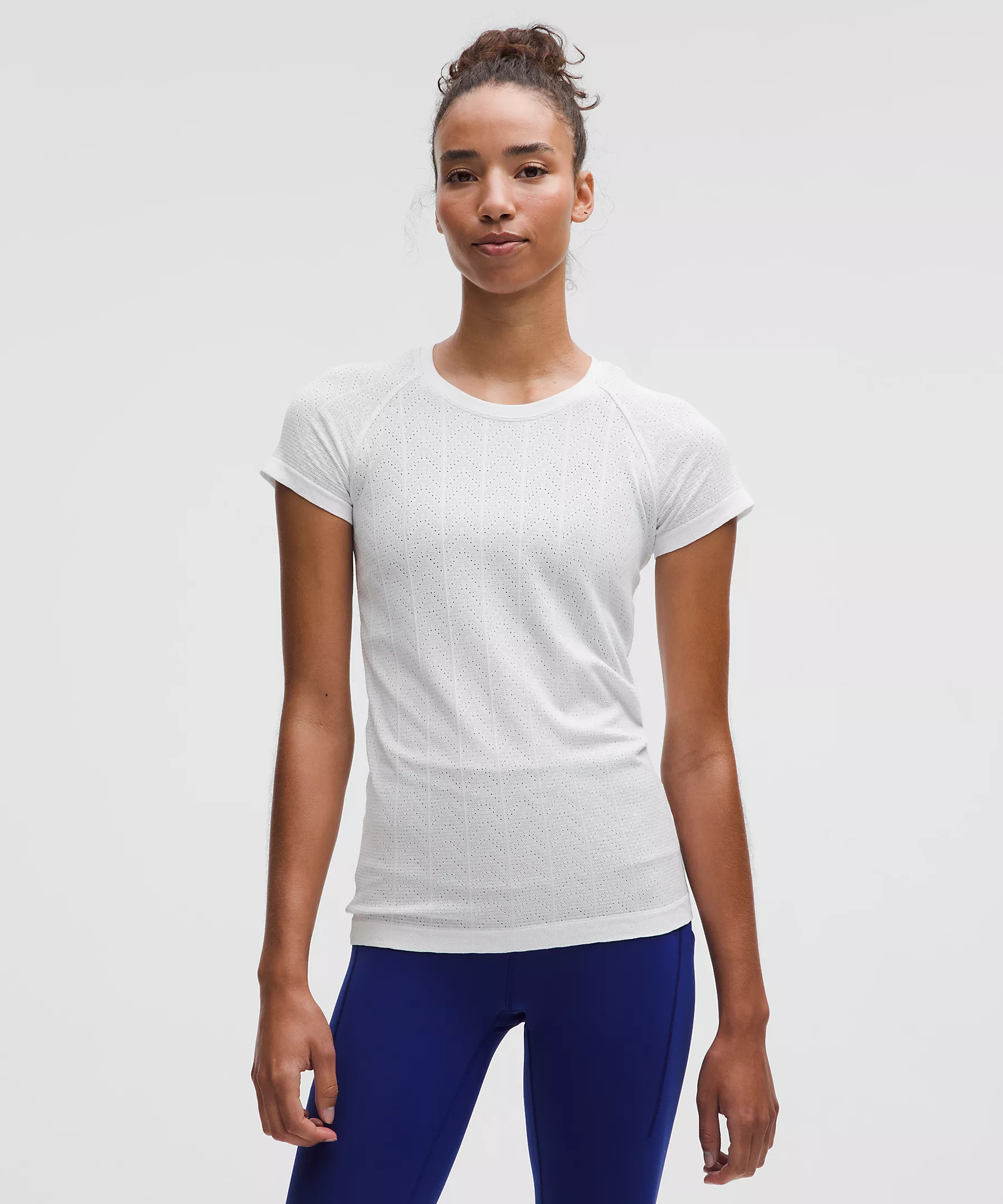 Swiftly Pointelle Short-Sleeve Shirt | Lululemon (US)