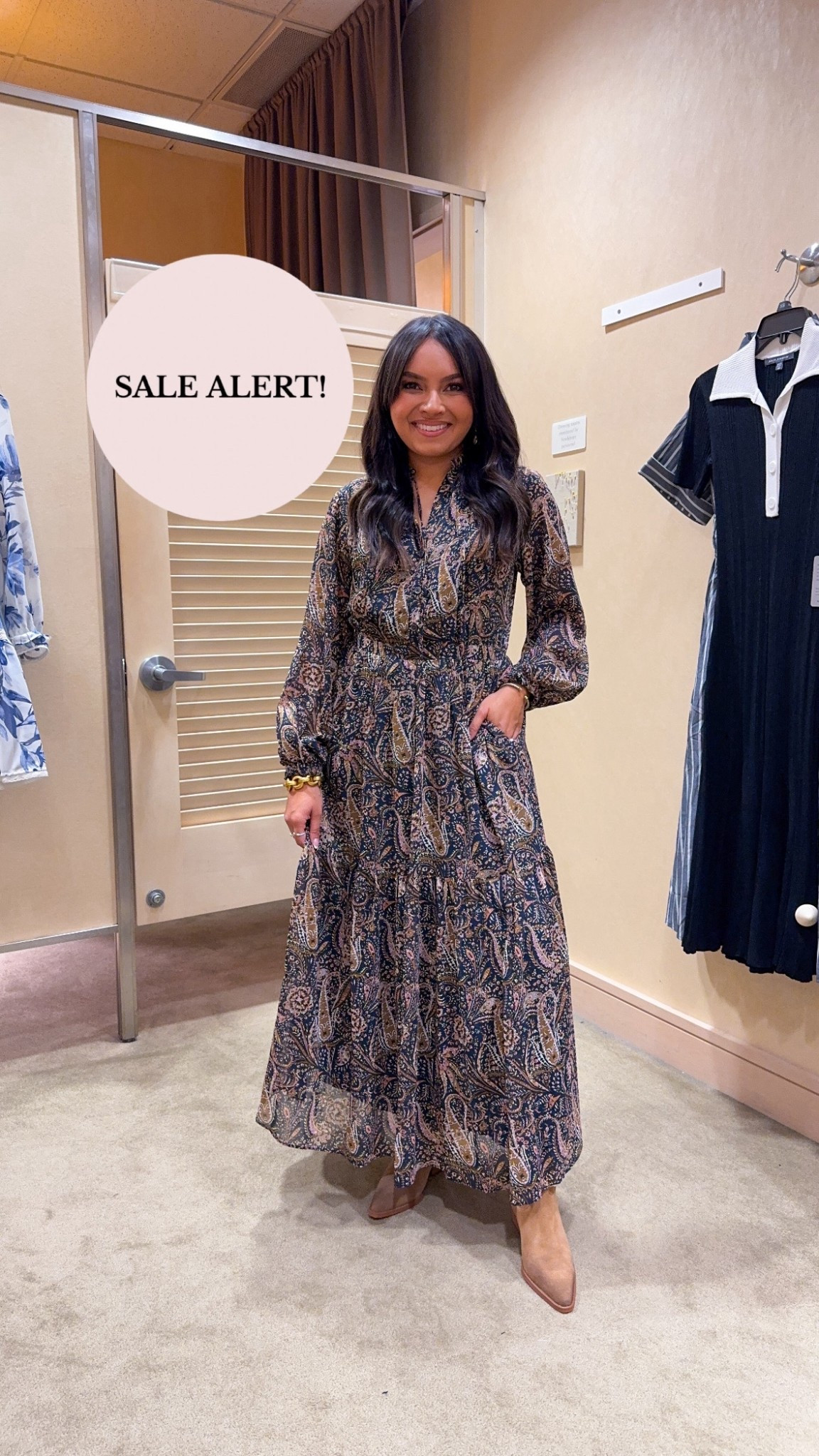 Paisley maxi dress size 0 TTS 
Boots size 6 - I like to size up a half size in boots so I have room to wear thicker socks in the cooler weather

#LTKPetite #LTKShoeCrush #LTKSaleAlert