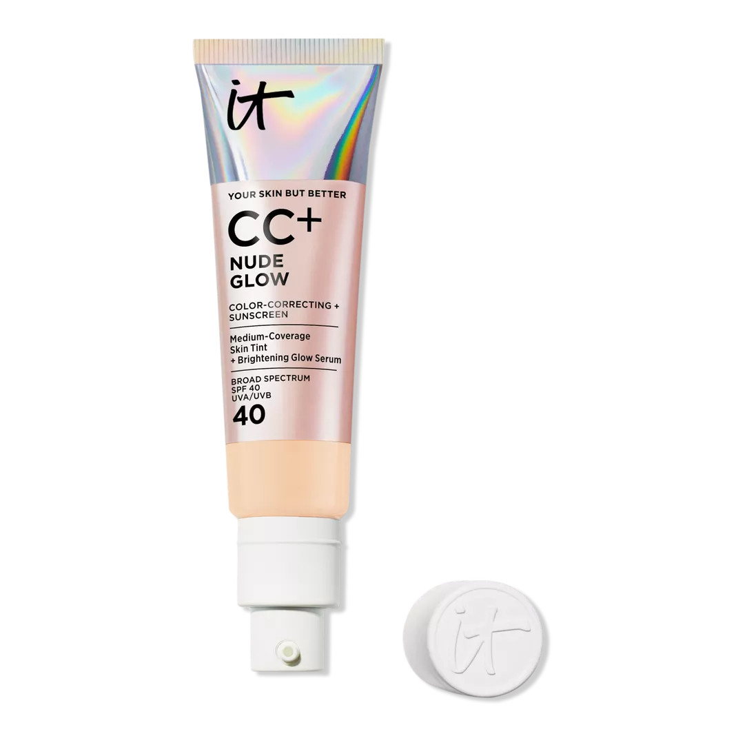 CC+ Nude Glow Lightweight Foundation + Glow Serum with SPF 40 | Ulta