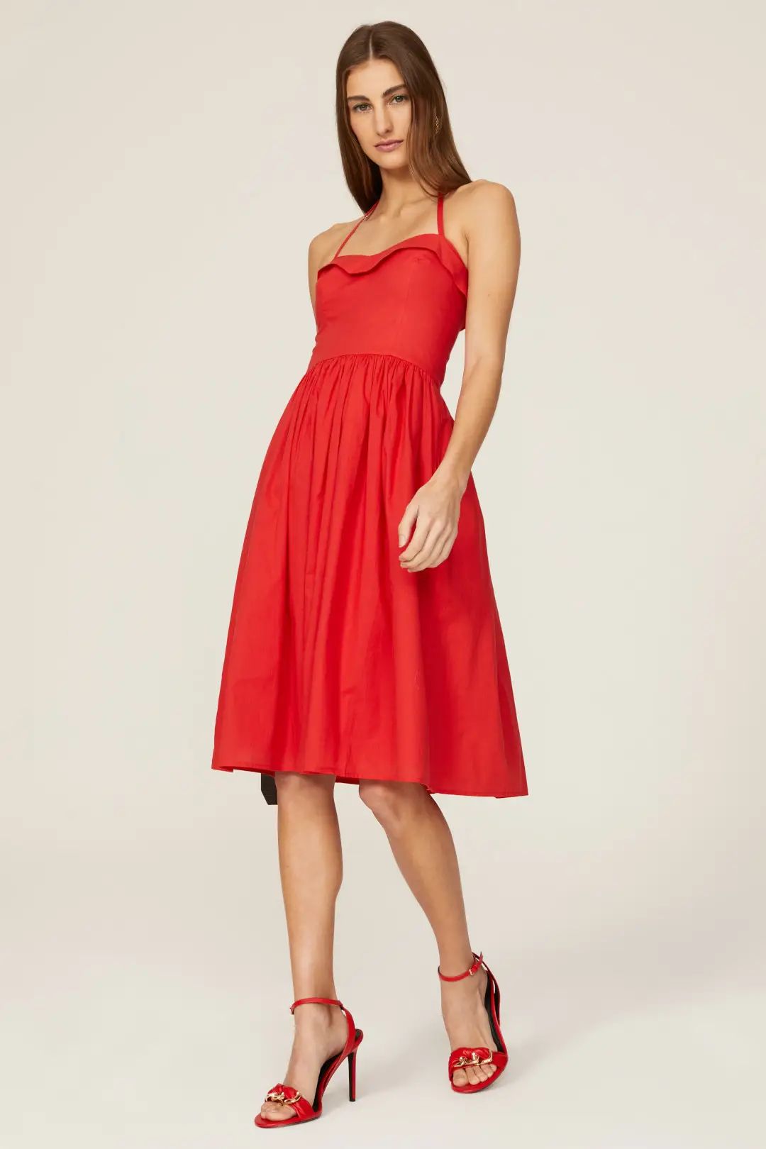 Red Midi Dress | Rent the Runway