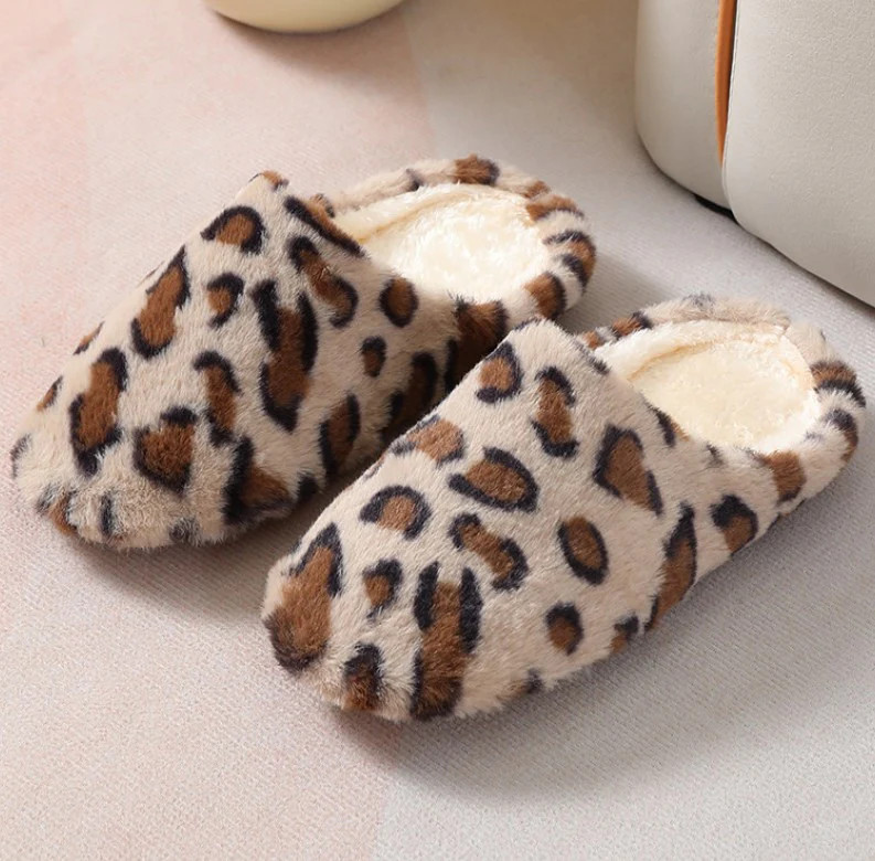 Leopard House Slippers | The Southern Decorista