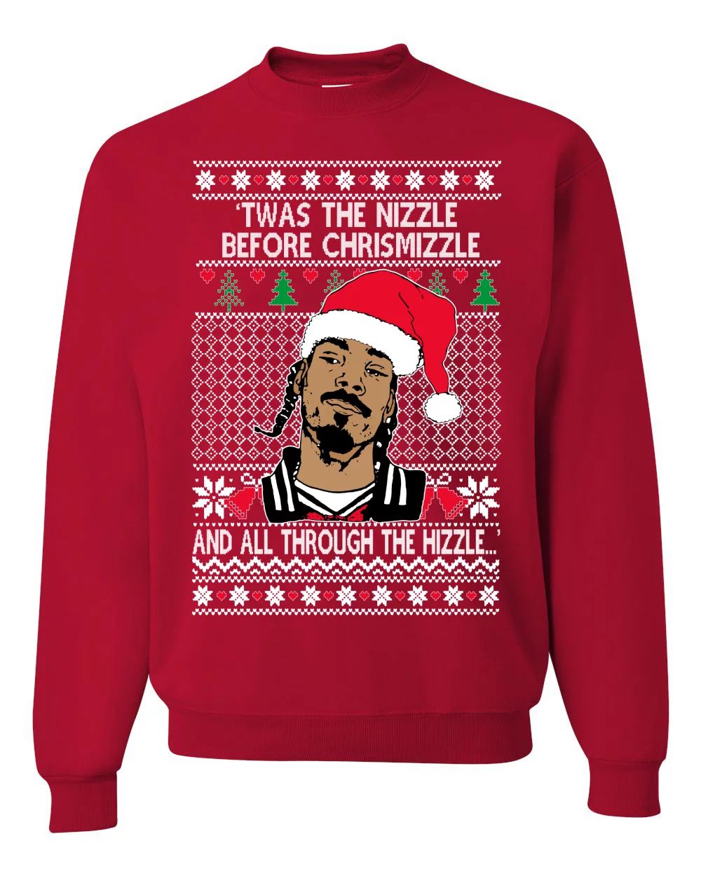 Wild Bobby Funny Dogg Ugly Christmas Sweater, Fo Shizzle Dizzle Chrismizzle Ugly Christmas Sweate... | Walmart (US)