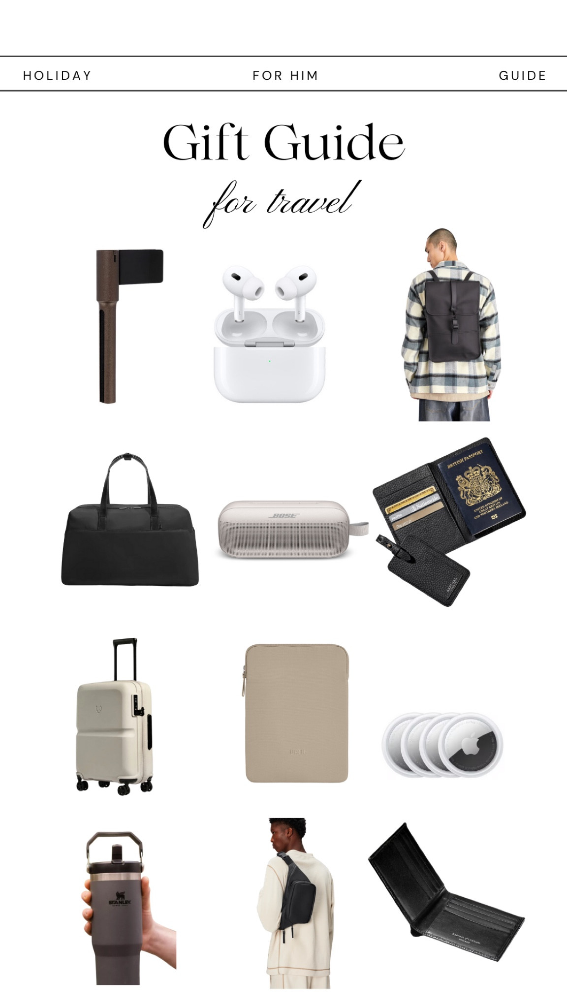 For the guys in your life that love travel!

#LTKuk #LTKgiftguide #LTKeurope