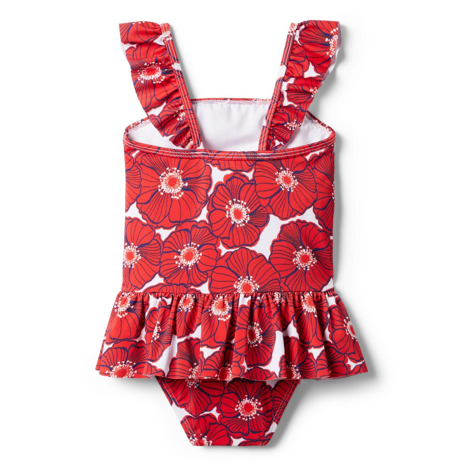 Recycled Poppy Peplum Swimsuit | Janie and Jack