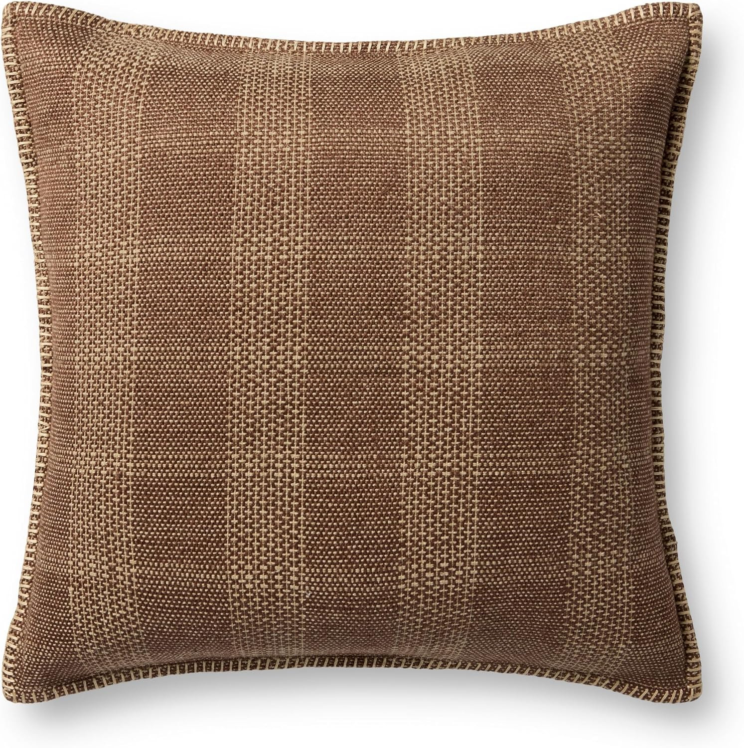 Loloi Brown/Tan 20'' x 20'' Cover Only Pillow | Amazon (US)