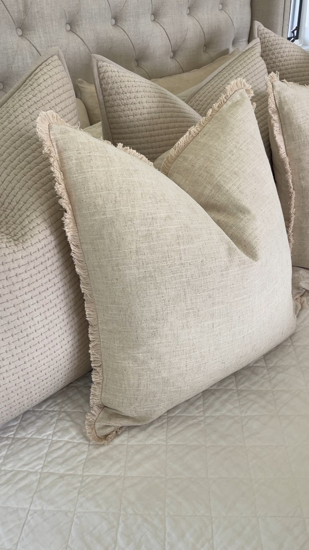 AMAZON \ new beige linen pillows covers! Size: 24”x24”! 2 for $32 

Bedroom
Bedding
Living room 

#LTKFindsUnder50 #LTKHome #LTKVideo