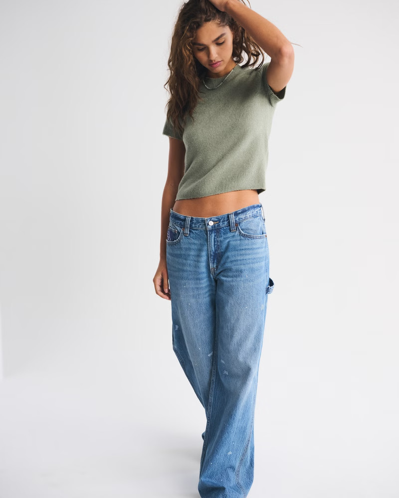 Skimming Crew Sweater Tee | Abercrombie & Fitch (US)