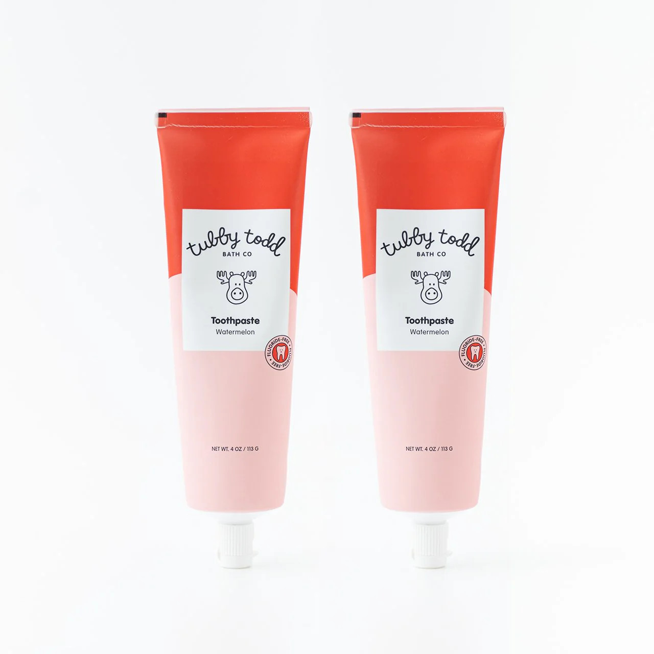 Toothpaste - 2 Pack-Watermelon/Watermelon | Tubby Todd Bath Co.