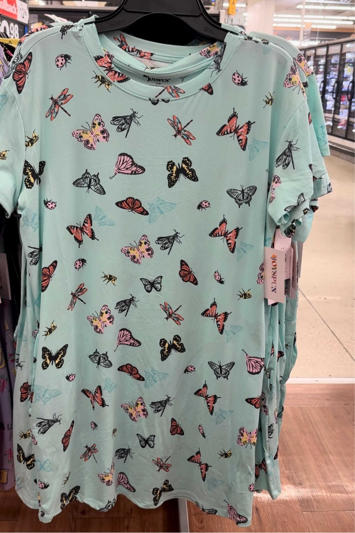 Joyspun blue butterfly sleep shirt night gown moomoo 

#LTKmidsize #LTKplussize #LTKSeasonal