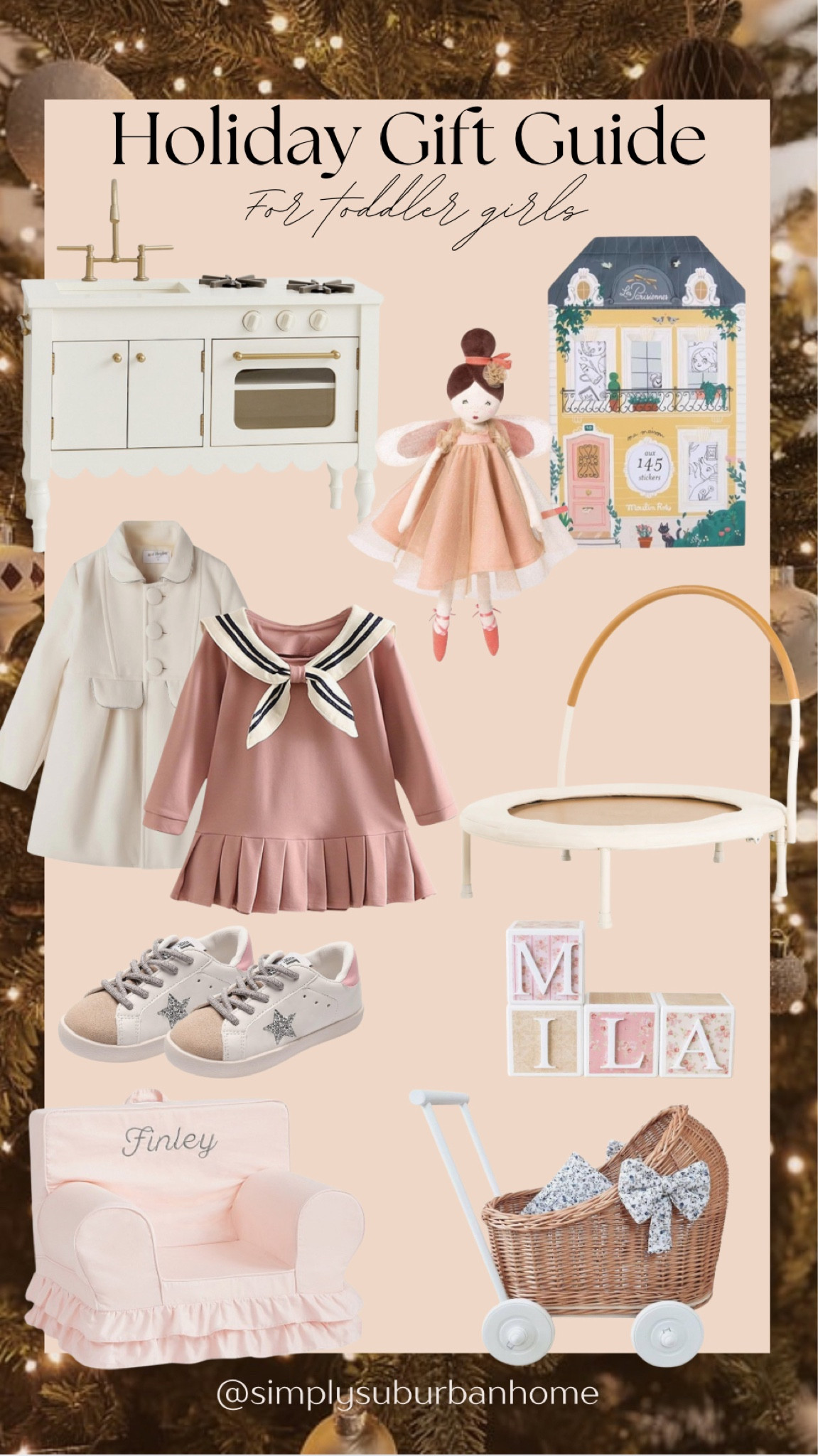 Christmas, holiday, seasonal gifts, gift guide, gift guide for girls, toddler girls, gifts for 2 year old, gifts for 3 year olds, gifts for 4 year old, girls, gifts for toddler girls, play kitchen, indoor trampoline 

#LTKGiftGuide #LTKBaby #LTKKids